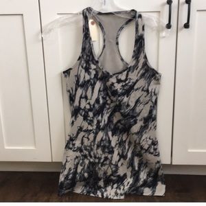 Tan & Black Racerback Top Size 6